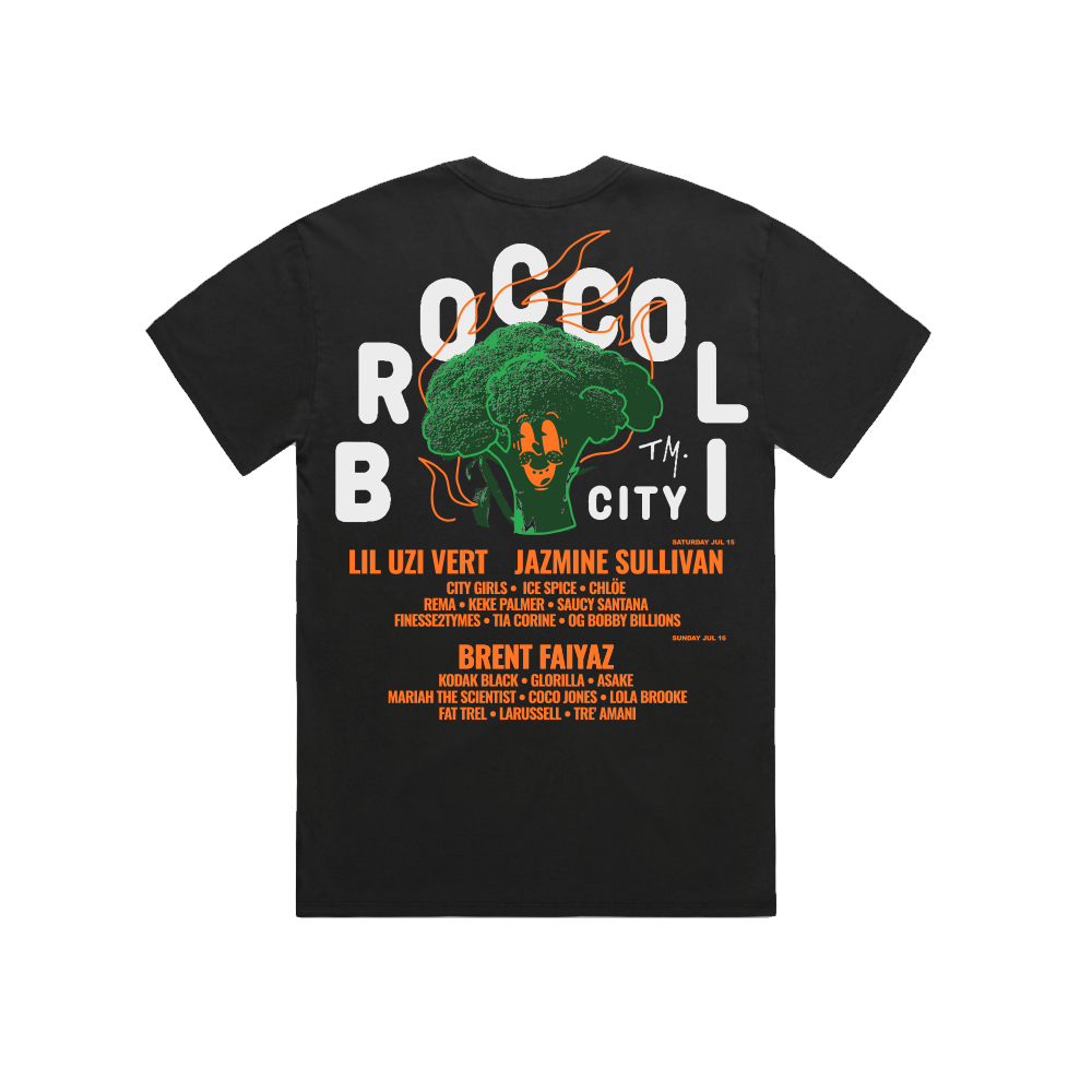 BC 23 Text Logo Black Lineup Tee