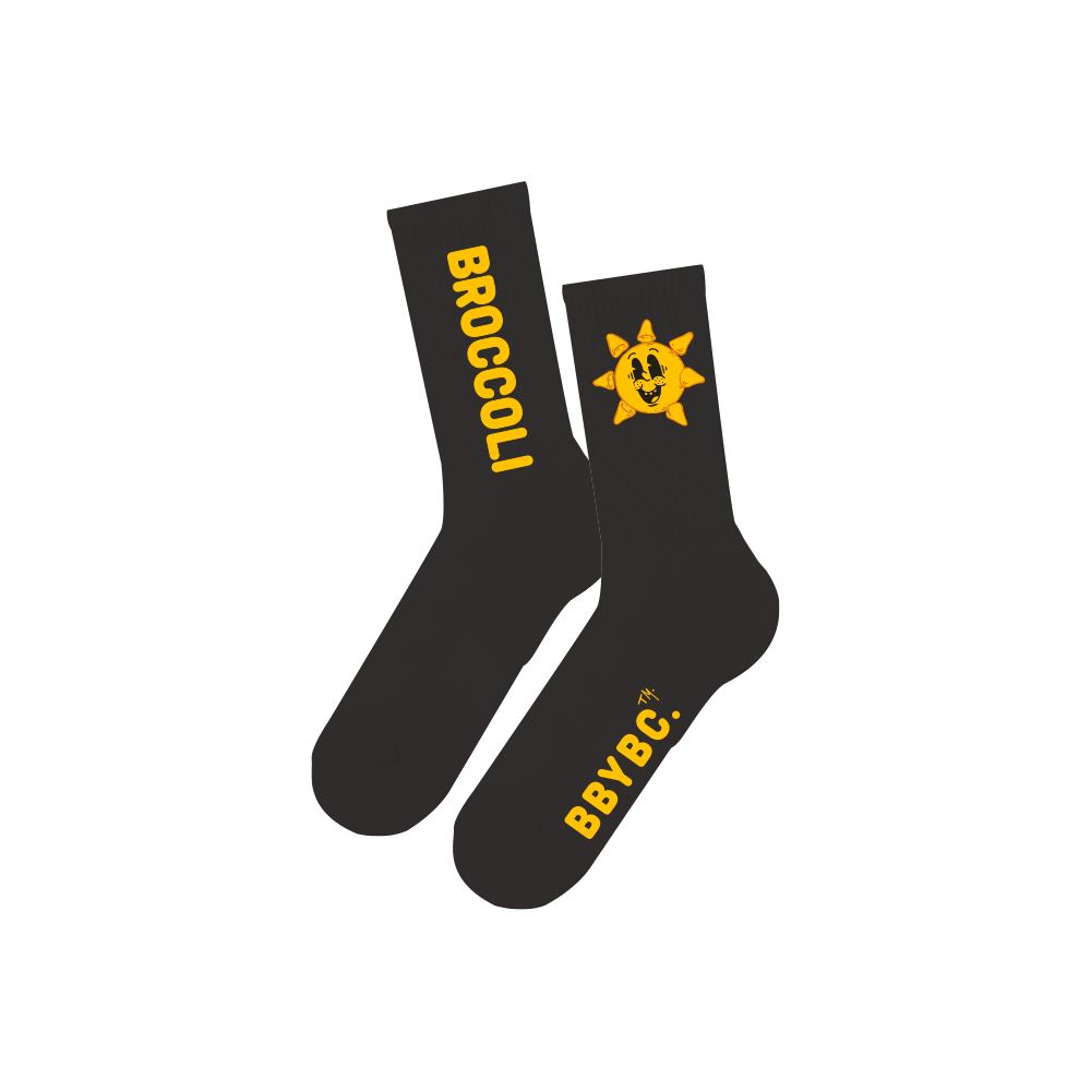 BC Sunshine Black Socks