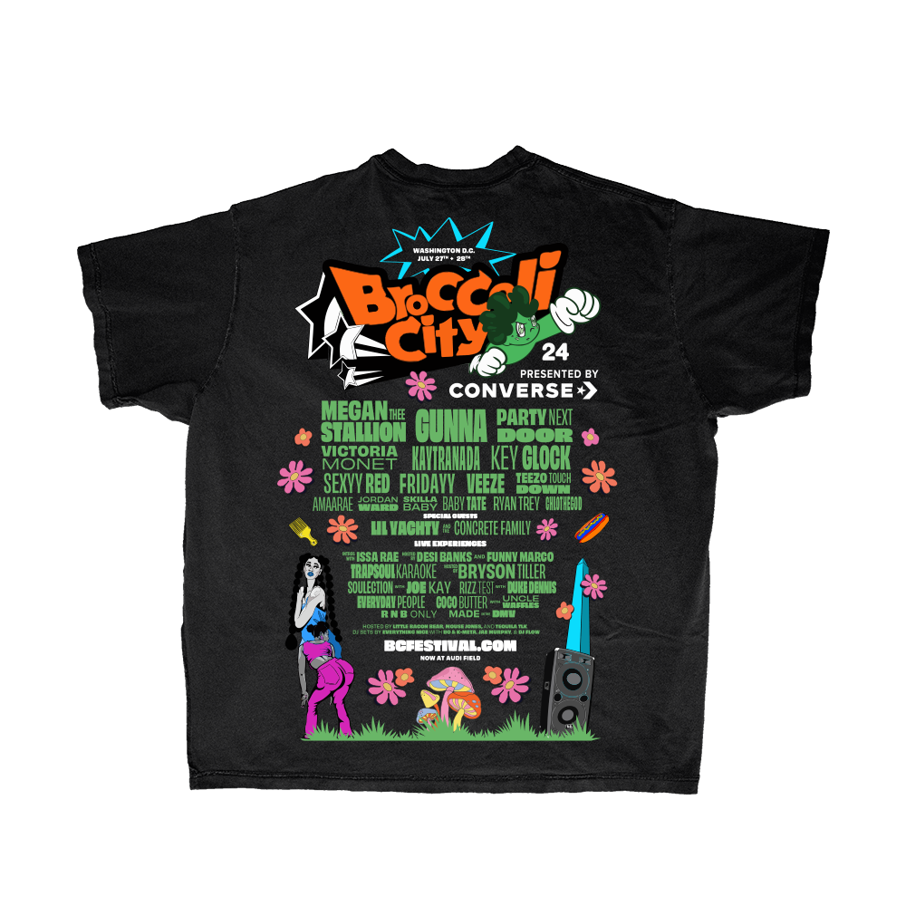 BC 24 Flyer Black Lineup Tee