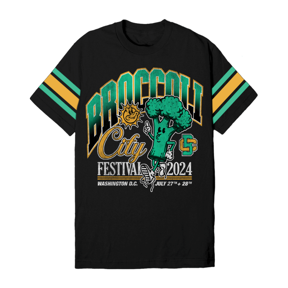 BC 24 University Custom Black Tee