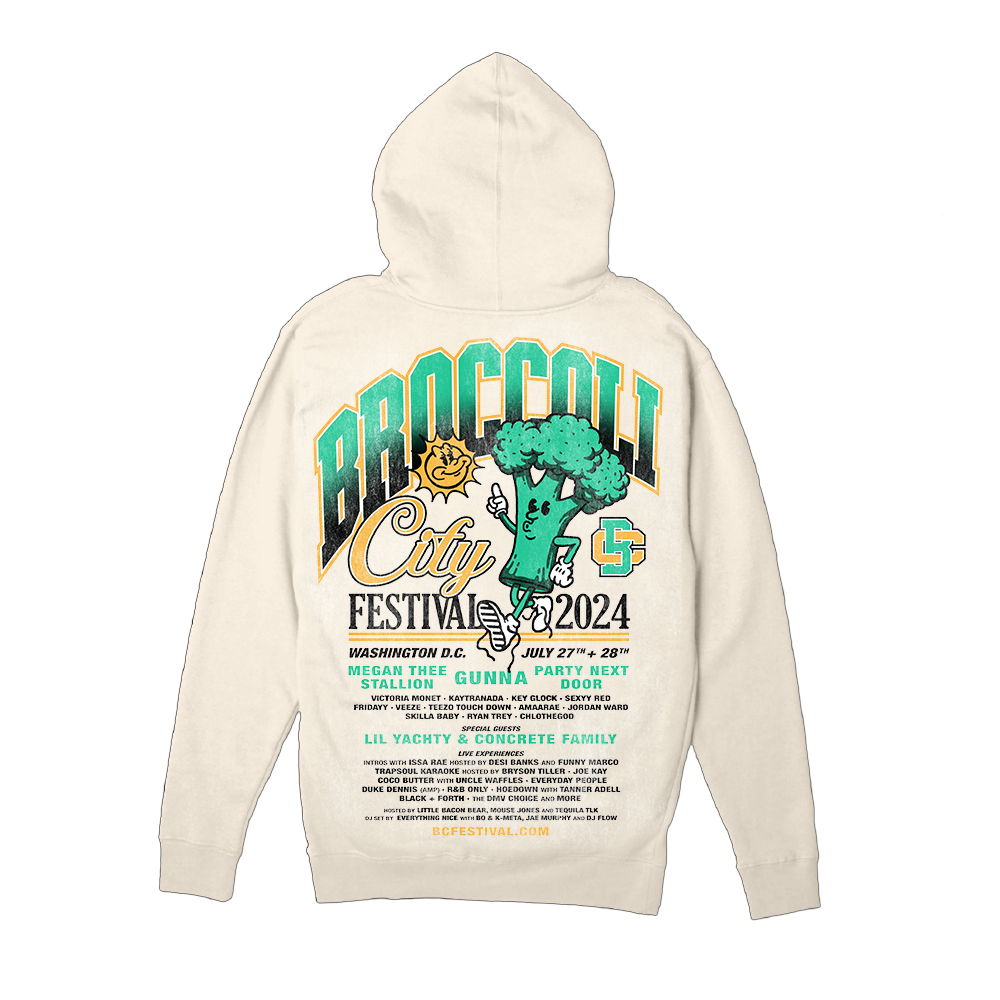 BC 24 University Ivory Lineup Hoodie