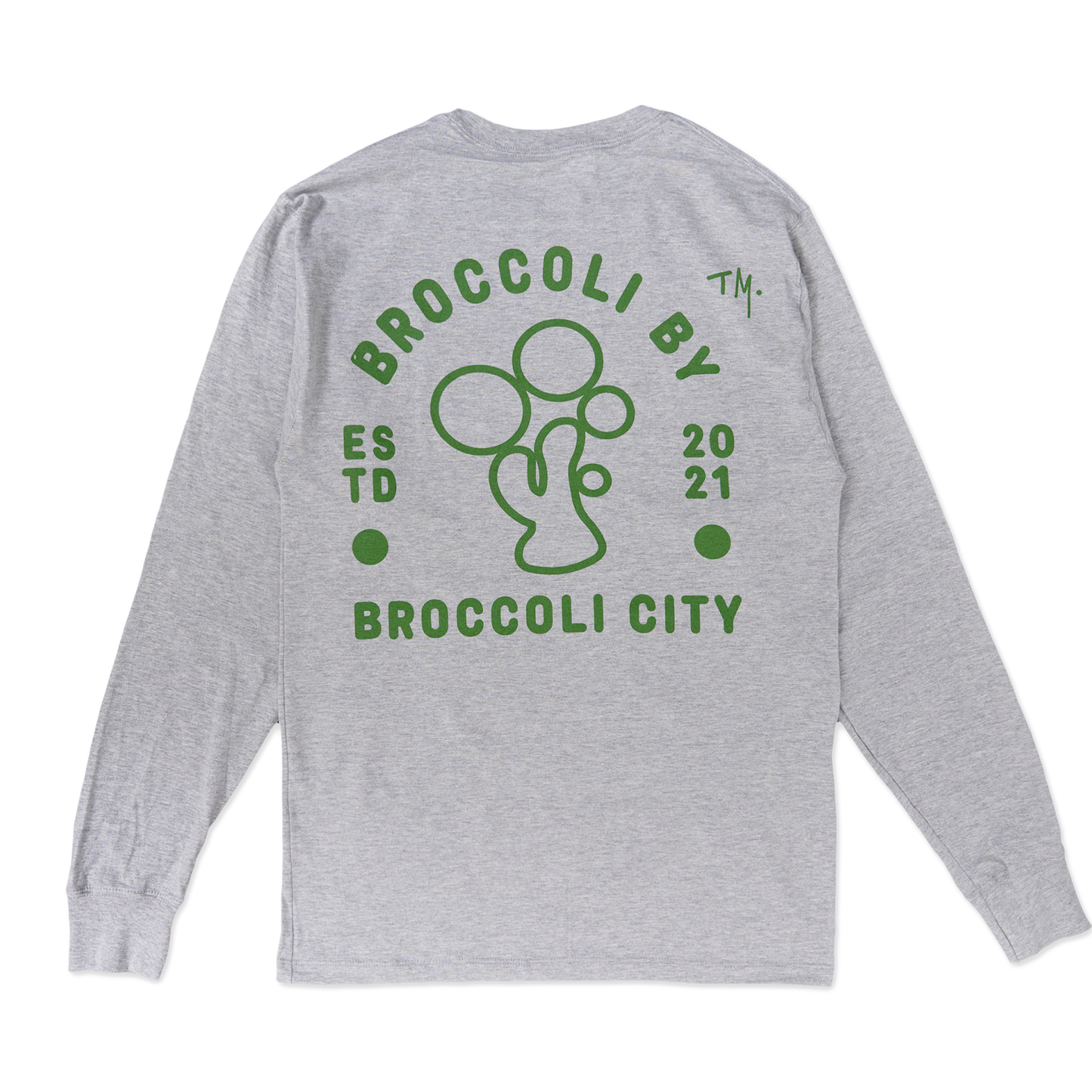 EST. L/S Tee -Heather Grey
