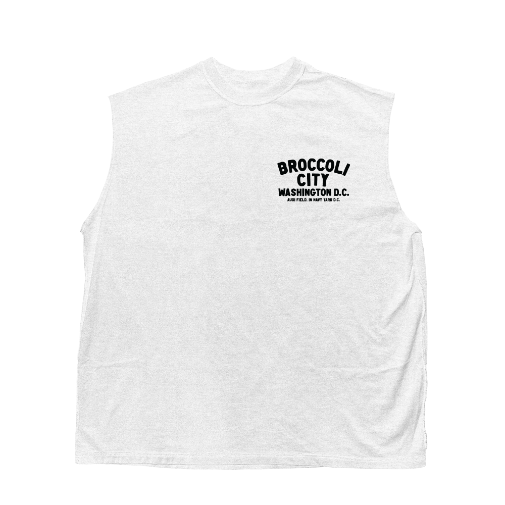 BC 24 Eagle White Muscle Tee