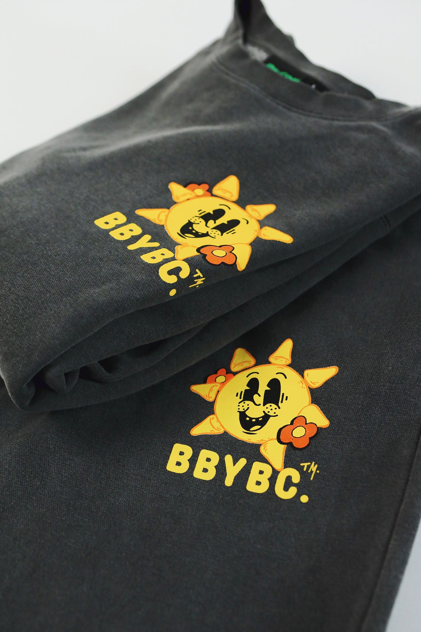 BC Sunshine Vintage Charcoal Crewneck