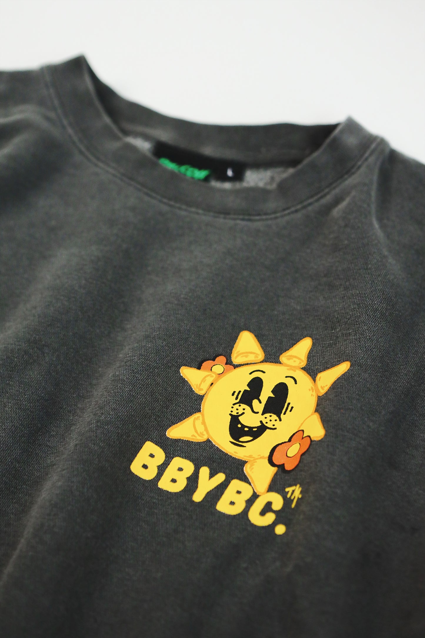 BC Sunshine Vintage Charcoal Crewneck
