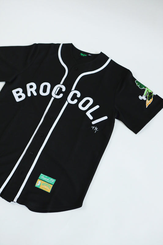 BC 23 Supreme Broccoli Black Baseball Jersey