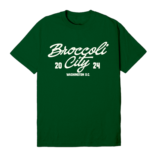 BC 24 Vintage Script Forest Green Lineup Tee