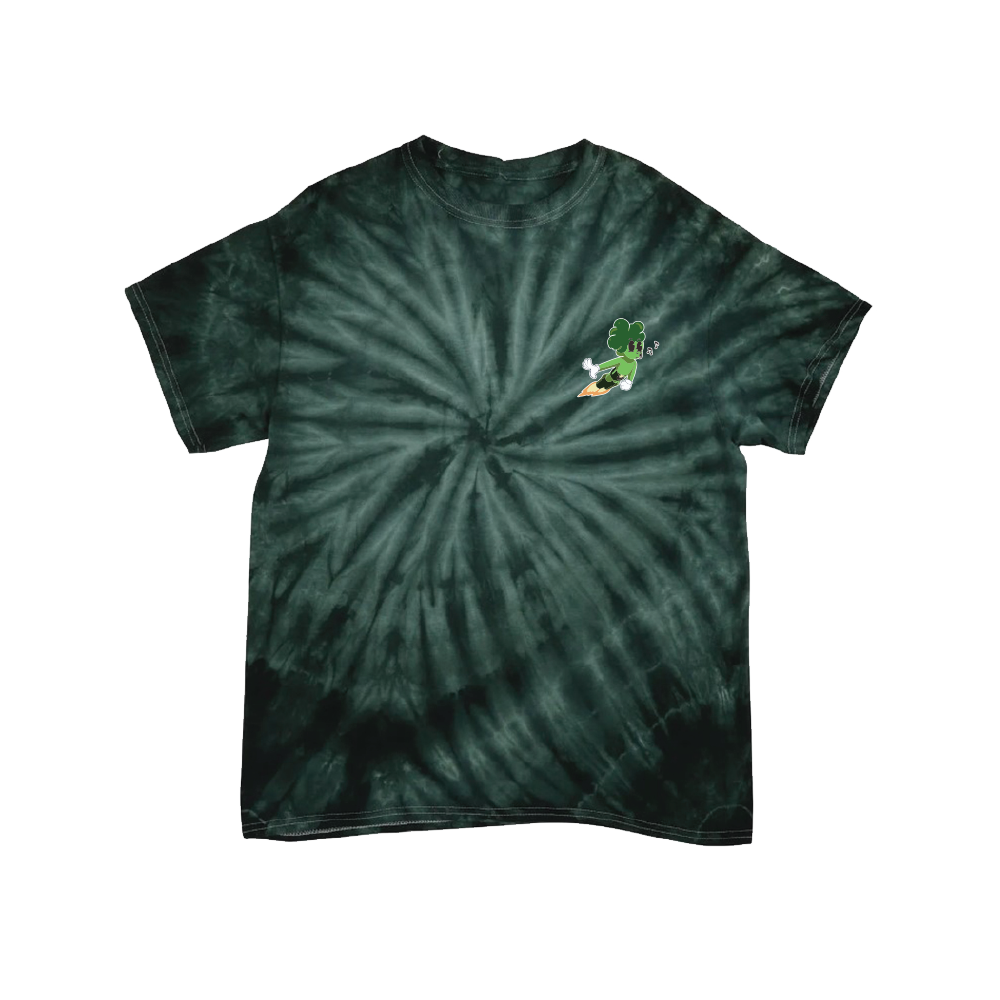 BC 23 Broccoli Man Green Tie Dye Lineup Tee