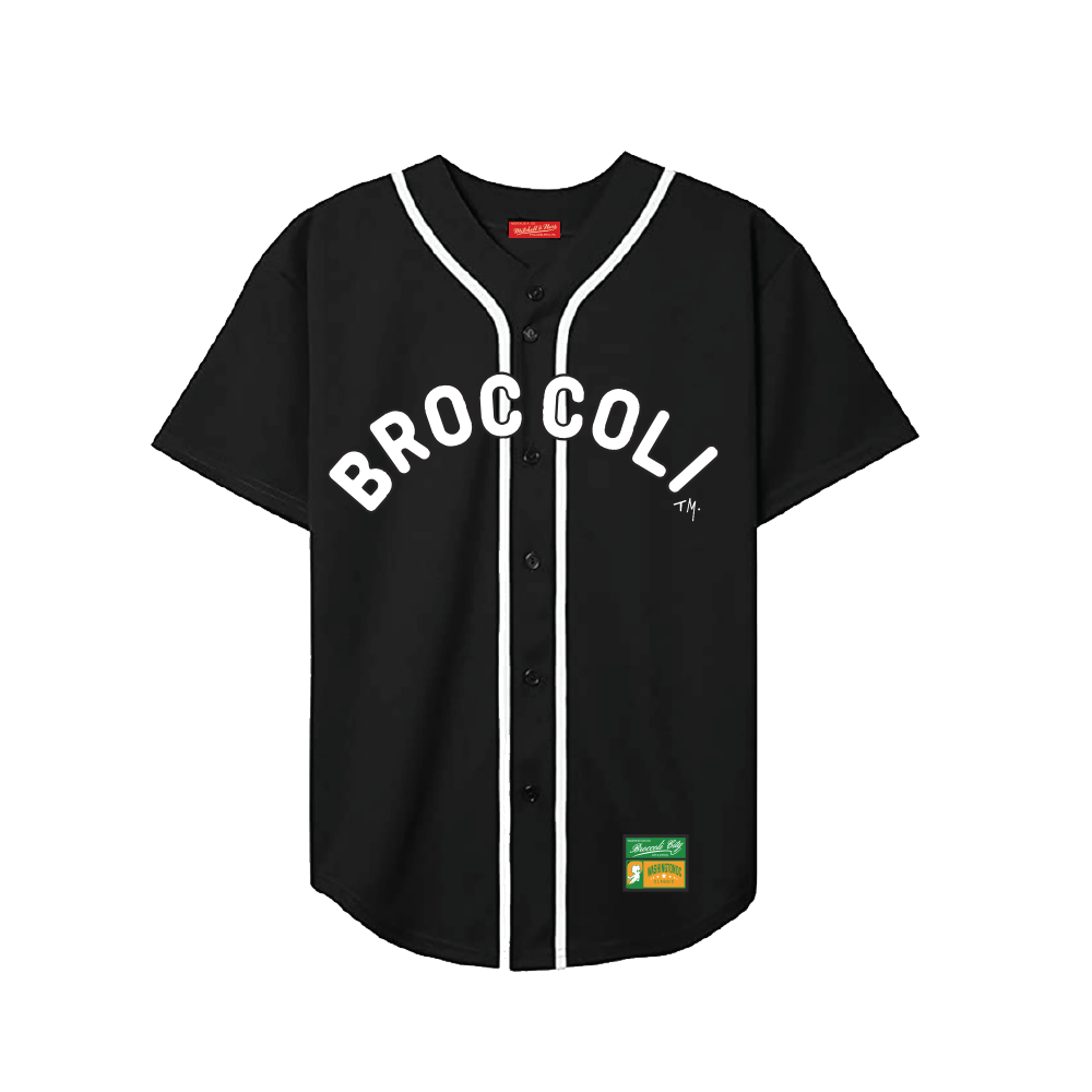 BC 23 Supreme Broccoli Black Baseball Jersey