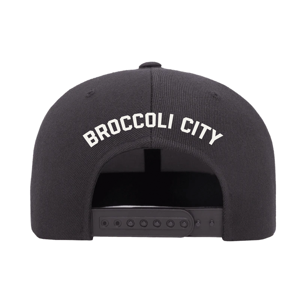 BC Interlocked Logo Black Snapback Hat