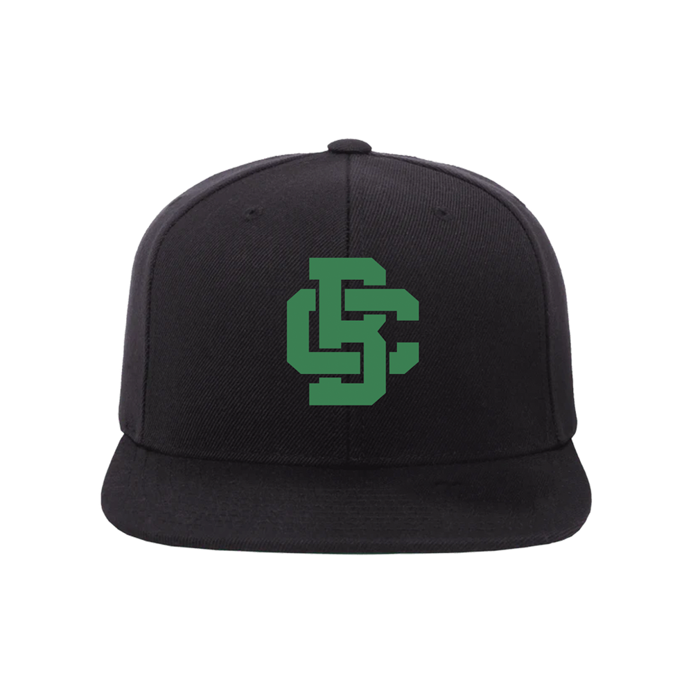 BC Interlocked Logo Black Snapback Hat