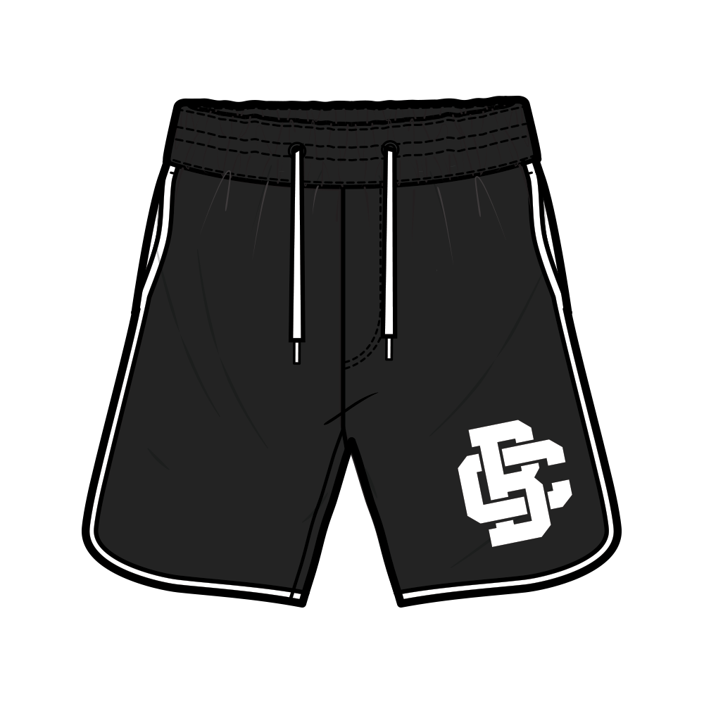 BC Interlocked Logo Black Shorts