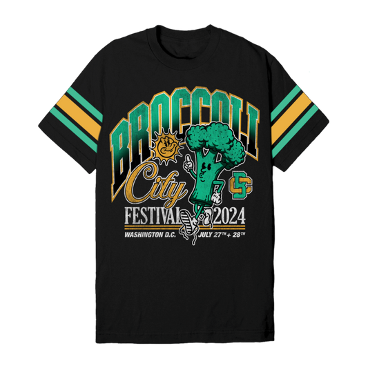 BC 24 University Custom Black Tee