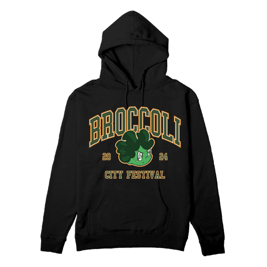 BC 24 Broccoli Boy Black Lineup Hoodie