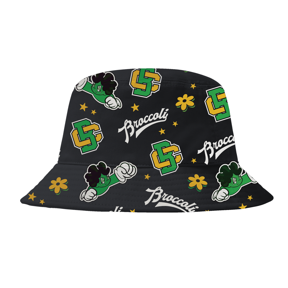 BC Logos Reversible Black Bucket Hat