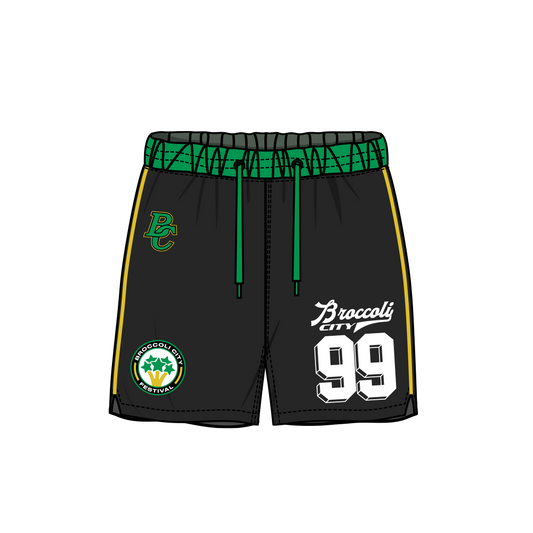 BC 99 Logo Black Soccer Shorts