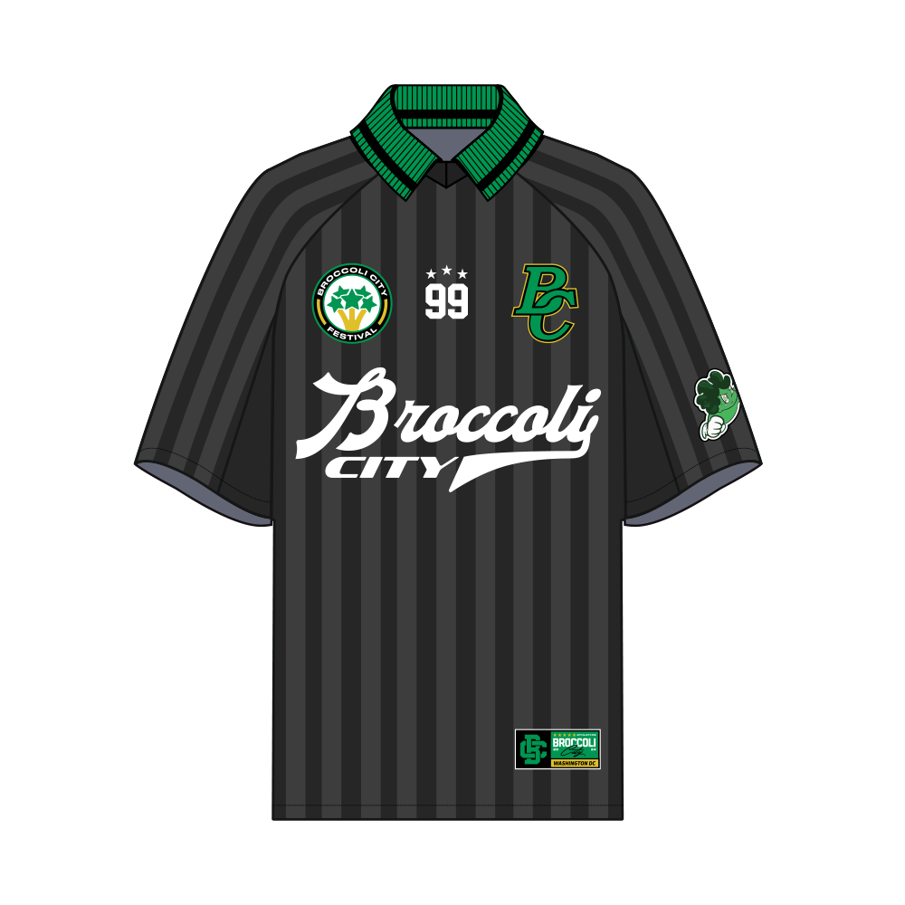 BC 99 Logo Black Soccer Jersey