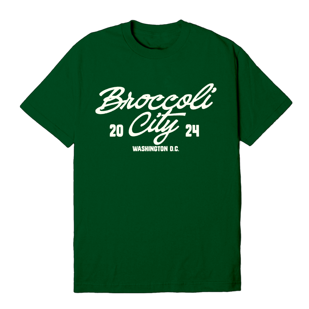 BC 24 Vintage Script Forest Green Lineup Tee