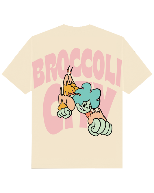 Broccoli Boy S/S Tee - Cream